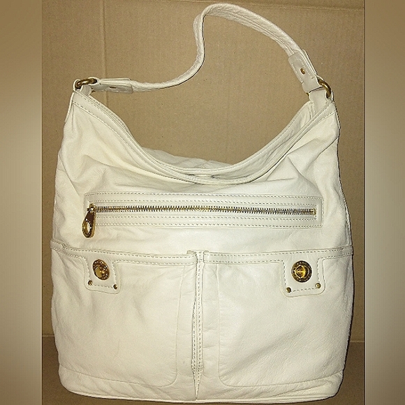 L@@K! MARC JACOBS Large Genuine Leather Totally Turnlock Farida Hobo $575msrp - Picture 13 of 16